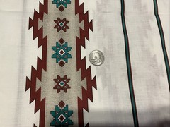 Cranston Print Works Co. Cotton Fabric 2-Pieces Southwest