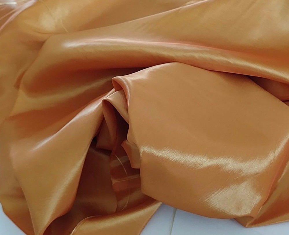 Burnt Orange Taffeta 59/60″ wide by the yard or roll. free swatches.