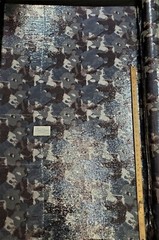 Digitally Printed Stretch Sequin on Spandex Fabric Sold BTY -Charcoal Camouflage