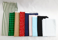 LOT OF 37 SCRAP FABRIC REMNANTS~3 LBS VARIETY ~ COTTON / COTTON BLEND /4 FLANNEL