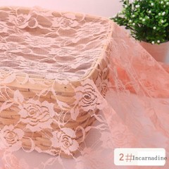Lace fabric 50cm*150CM Rose flower Clothing/Curtain/Mosquito net/HomeTextile DIY