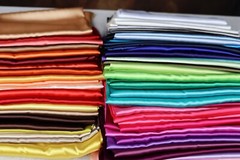 75 Colors Charmeuse Satin Fabric SWATCH 2×2