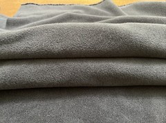 Polar Fleece Fabric Charcoal Gray 3/4 Yard x 66 inches Wide Solid