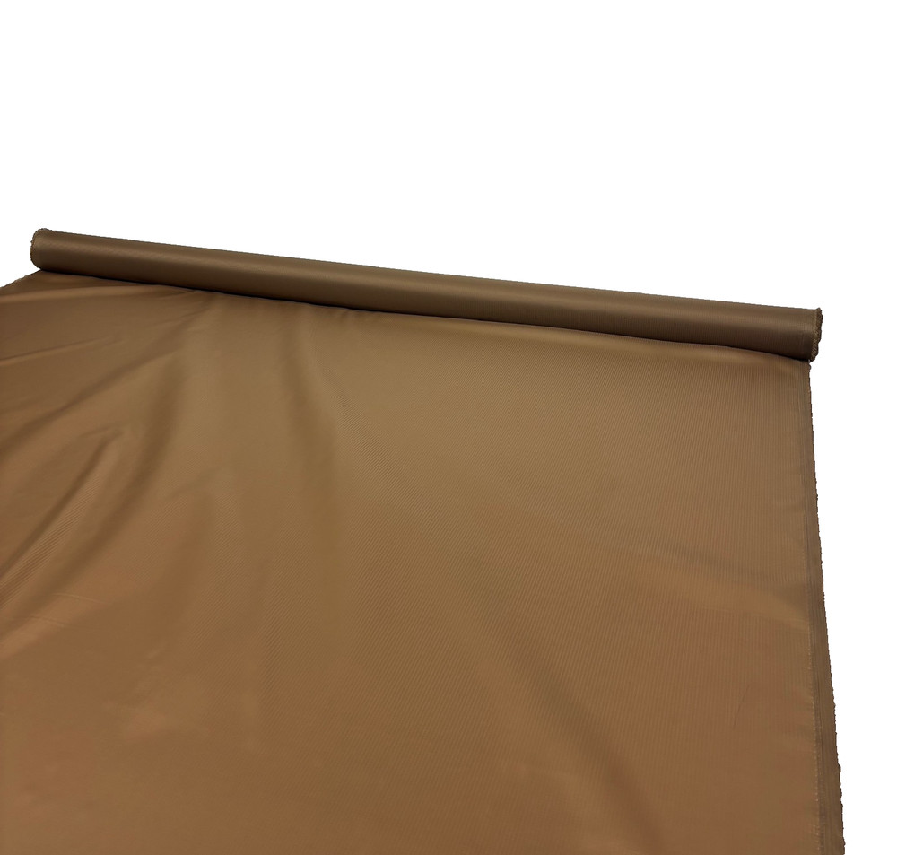 ARMY BROWN FR 1.5 OZ NYLON RIPSTOP PARACHUTE CRAFT DWR FABRIC BY THE YARD 68″W