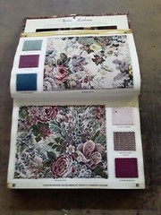 Large Vintage 1991 Salesman Fabric Sample Book with Samples – (More Available)