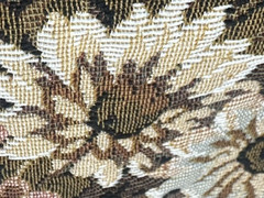 Floral Earth tones Tapestry Woven Pattern Upholstery Fabric 41 x 121 (3+yd) A216