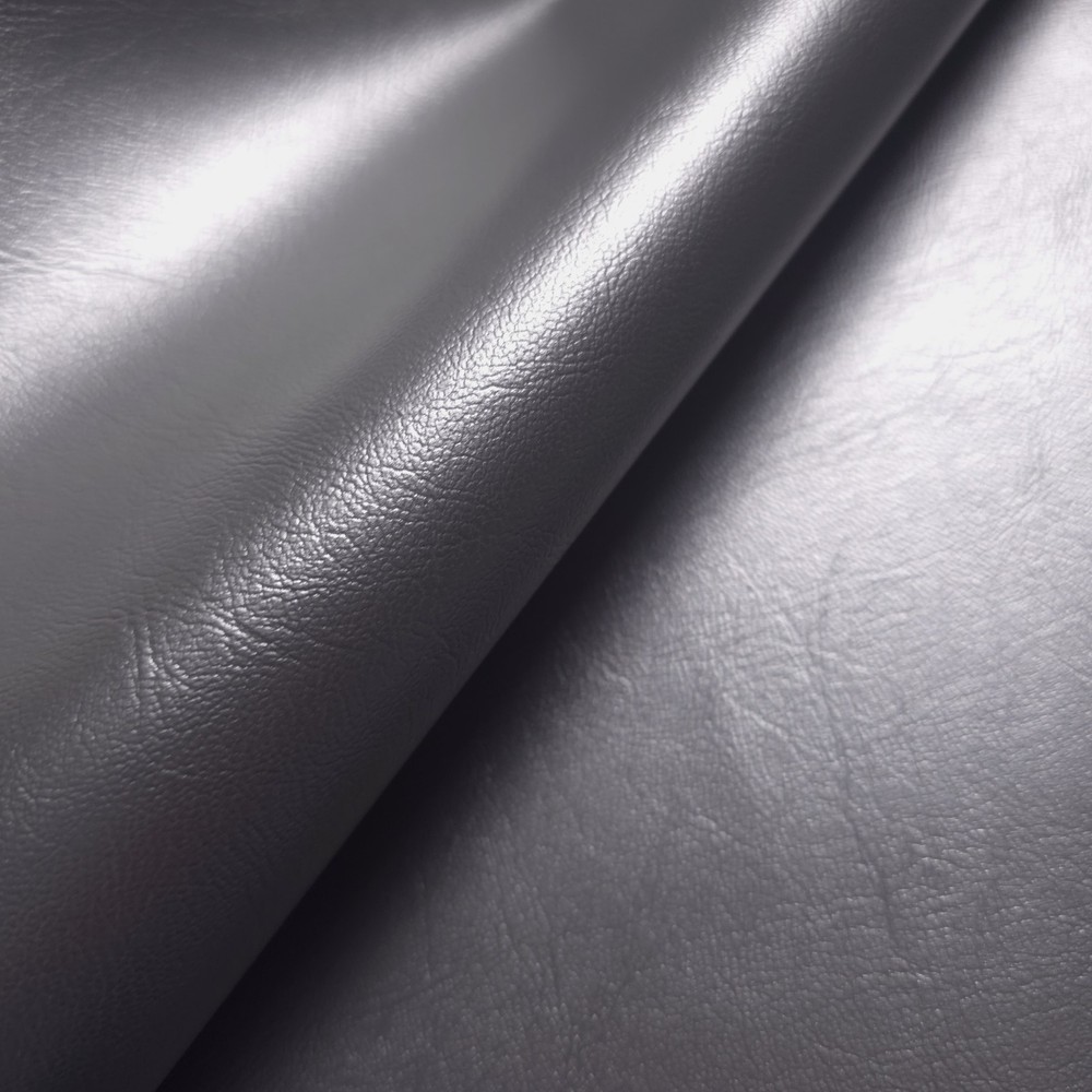 Metallic Silver Professional Marine Vinyl 54″ By The Yard Boat Upholstery Fabric