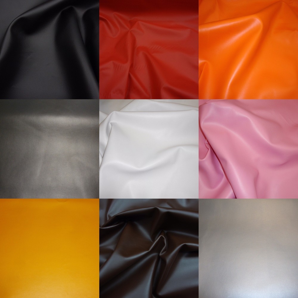 Vinyl Faux leather fake Soft Skin Clothing / Upholstery PVC vinyl fabric ROLLED