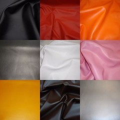 Vinyl Faux leather fake Soft Skin Clothing / Upholstery PVC vinyl fabric ROLLED