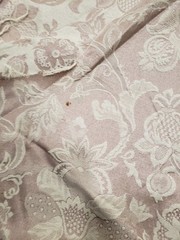 Vintage Bulk Pink Floral Upholstery Fabric Approx 30×15 Ft Single Piece