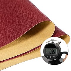 TORRAMI Soft Synthetic PU Fabric Material Faux 54 inch x 23 inch, Burgundy