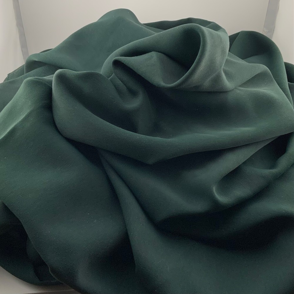Gabardine Twill Weave Fabric Green Teal Blue 2.75 yds x 58 for Vintage Fashions