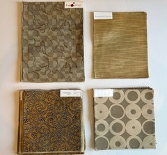 25 Upholstery Fabric Samples Warm tones Neutrals Surprise Extras included.