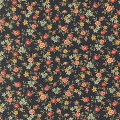 MODA – Ambiance by 3 Sisters – Sweet Roses Small Floral – Midnight 1/4yd