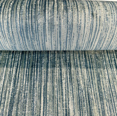 Velvety Strie Aqua Blue P Kaufmann Upholstery Fabric by the yard