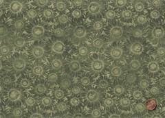 Green Sage JELLY ROLL: 2 1/2″ x 44″ Strips, 100% Cotton Fabric 5 Prints, 4 Each