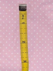 Robert Kaufman~ Pastel Pink with Tiny White Polka Dots Cotton Fabric 2.5 yds