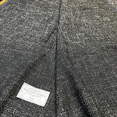 Vitale Barberis Canonico VINTAGE Fabric 1.60m – Wool Cotton Nylon – Black White
