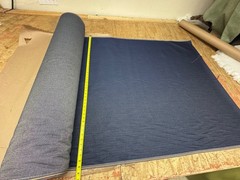 Opuzen Jean 4809-3000 Navy Commercial Upholstery Fabric