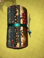 RJR Thimbleberries Christmas Punch Fabric Roll, 31 5.5”x22” Strips
