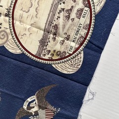 Patriotic Cotton Fabric Panel Lot Old Glory Centennial Soldiers Boots 5 piece