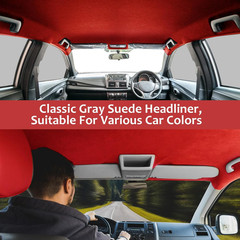 Suede Headliner Fabric with Foam Backing Material – Automotive/Home Micro-Suede
