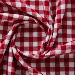 145cm Wide Yarn Dyed Cotton Fabric Red Check Stripe Linen Look Shirt Curtain