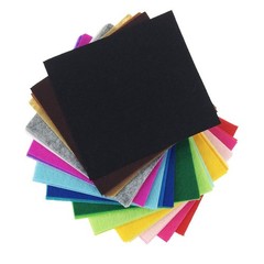 42 PCS Assorted Color Felt Fabric Sheets 4×4 Inch 1mm Thick DIY Craft