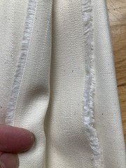 Rare Bull Denim, Cone Mills, USA Made Natural Unbleached Undyed Denim, 8.5 oz