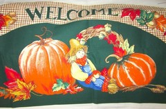 Vtg Fabric Traditions Four Seasons Cut & Sew Fabric Panel Circa 1998 Colorful!!