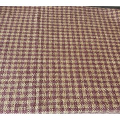 Koplavitch & Zimmer Anneker Check Mulberry 100% Silk Upholstery Fabric 54″ W
