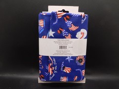 1 yard precut 100% cotton fabric 36x44in Land of the free Navy blue