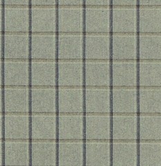 ZOFFANY CURTAIN/UPHOLSTERY FABRIC DESIGN “Malin Check” 3.3 METRES FLINT CHENILLE