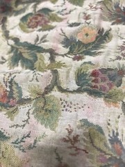 Tessuto Raro e Pregiato Vintage Gobelin con motivo floreale. 99€ Per 2 Metri