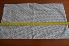 By 1/2 Yd, Vintage, Black Calico on White Quilt Cotton, P&B/Sampou, N1118
