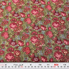 Genoa by Fabric Freedom Floral Cotton Fabric by the Half Yard 18″ x 44″