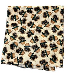 4 Pack Cotton Fabric Baby Theme Bear Giraffe Garden Sunflower Quilt Blanket Gift