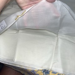 Si Bonne! Lining Fabric Vintage Offwhite Color 45”x2 Yards 60-80s Era