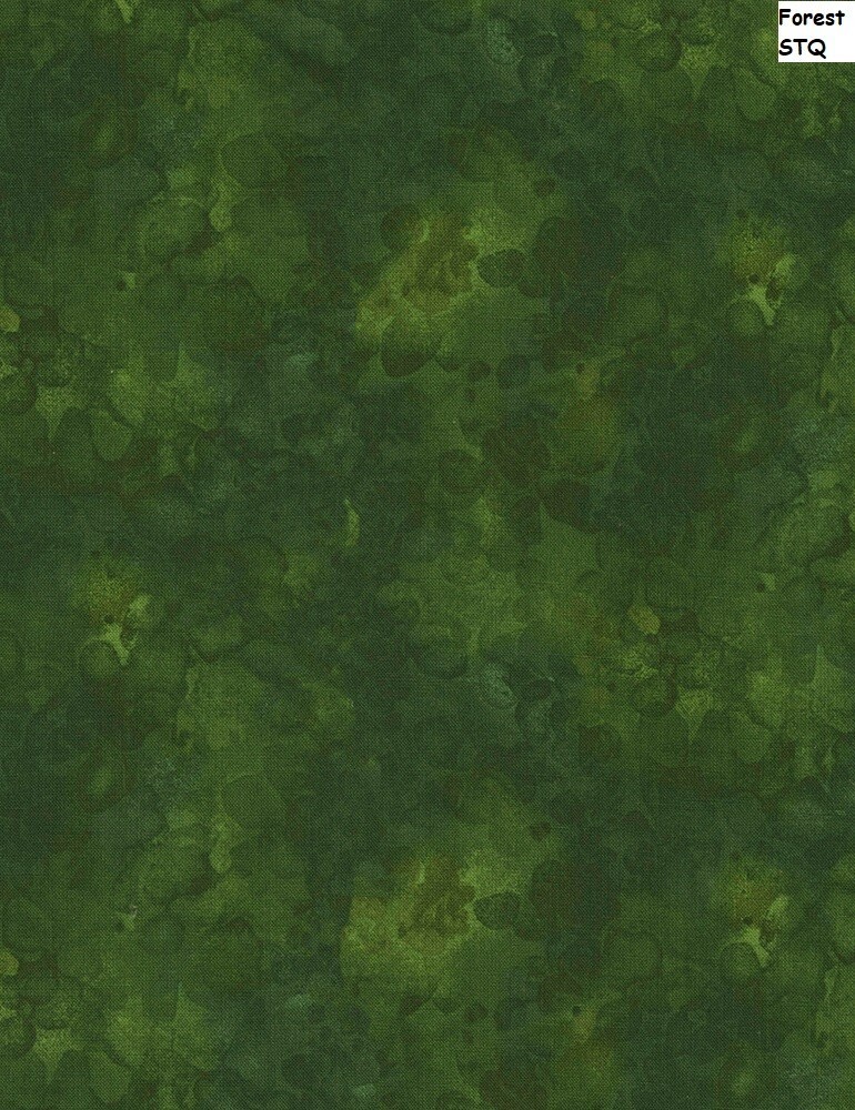 Solid-ish Tone on Tone cotton quilt fabric Timeless Treasure FOREST green 1-5/8y