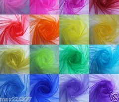 TULLE by the yard Fabric 54″ Sheer Craft Party Easter decoration tutu mesh