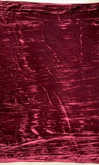 Pauline BURGUNDY Wrinkled Polyester Crushed Stretch Velvet Fabric by the Yard f