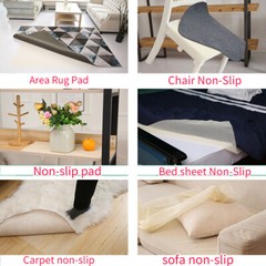 Non-Slip Mesh Mat Rug Carpet Gripper Pad Fabric Cushion Sofa Floor Home Decor