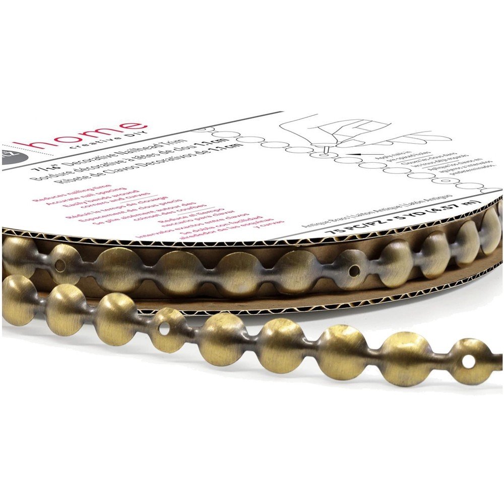 Decorative Nailhead Trim for Furniture – Antique Gold