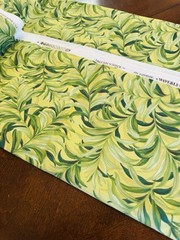 WAVERLY MAUI Upholstery Fabric 1 +Yds x 55″ W Green Tropical Yellow Island Palm