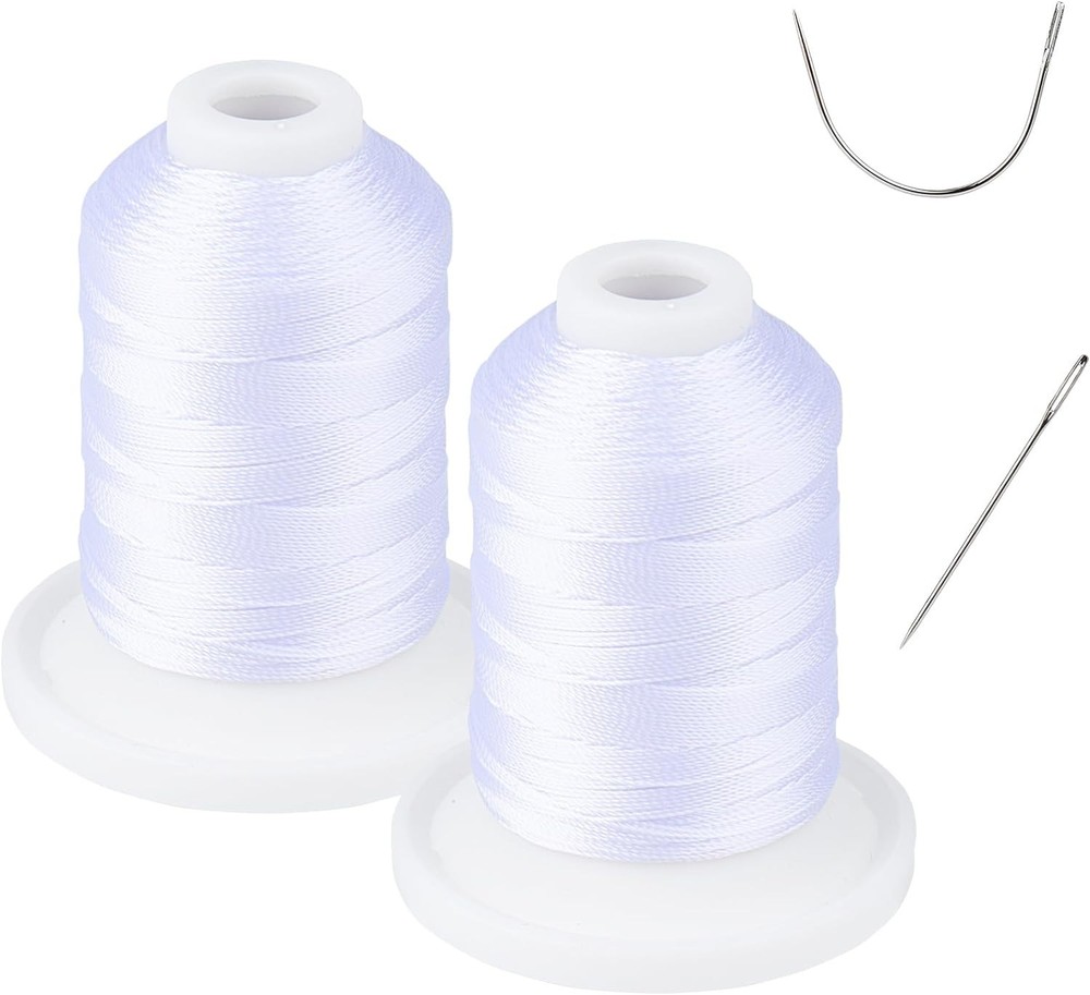 Indoor Outdoor Extra Strong Upholstery Repair 250 Yards, 2 × NP-WHITE
