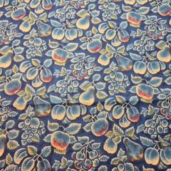Pear Plum Grape Apple Fruit Cotton Fabric Vintage Classic Cottons 2003 6 Yds