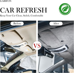 Suede Headliner Fabric, 96″ L×60″ W Grey Car Headliner Material, Tela para Tapiz