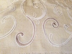 Modern Scroll Drapery Fabric By The Yard 54″ wide