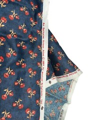 Atelier Originals 1981 Screenprint Floral Fabric 5 Ydsx56″ VAT Colors Scotchgard