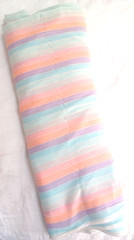 Pastel Rainbow Crepe Crinkled Gauze Light Fabric 53″ Wide BTY Sold By The Yard